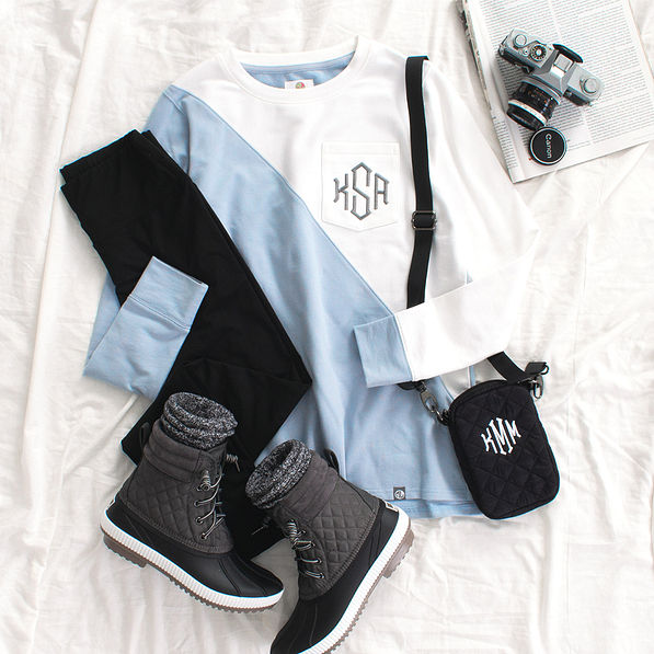 colorblock nike sweatshirt