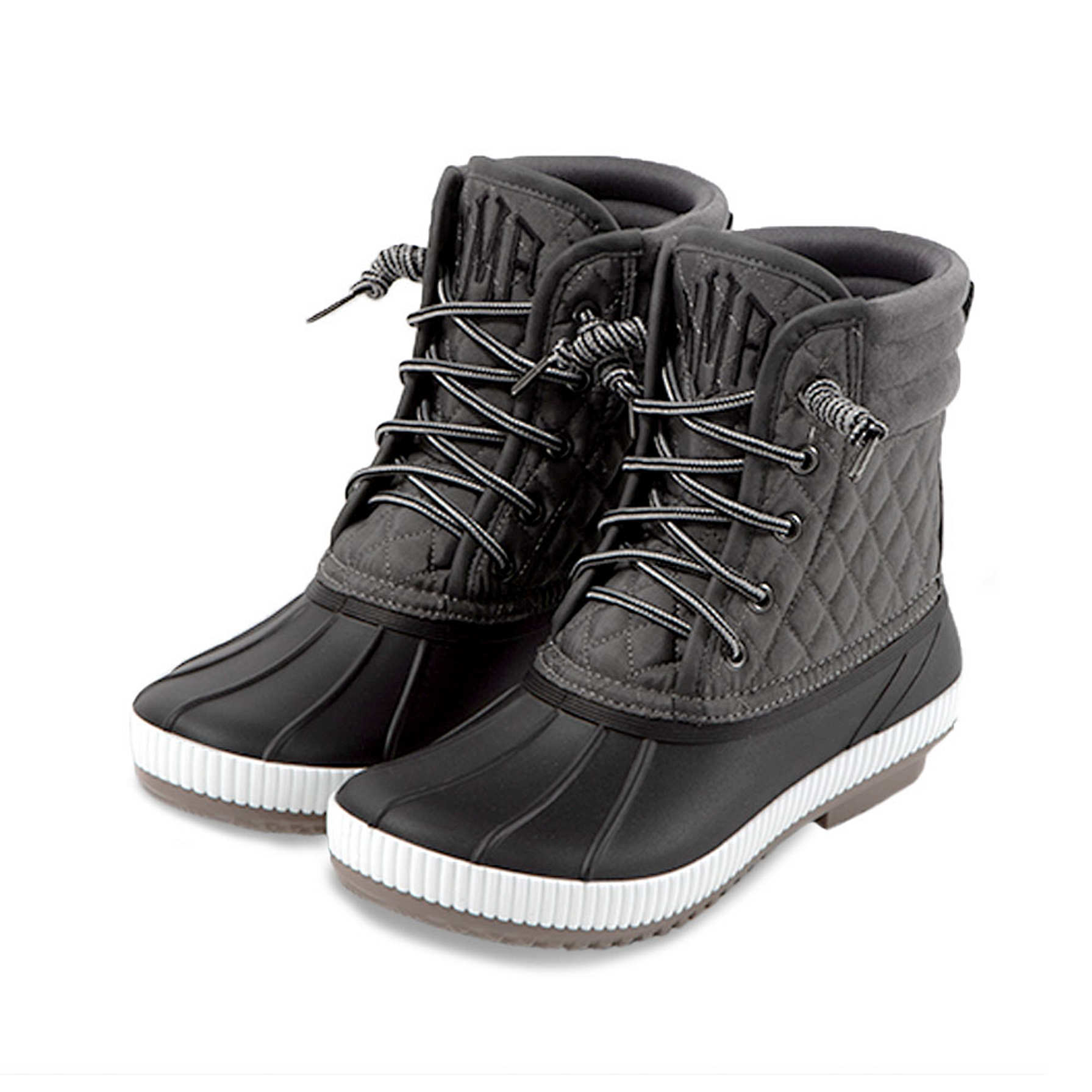 womens quilted duck boots