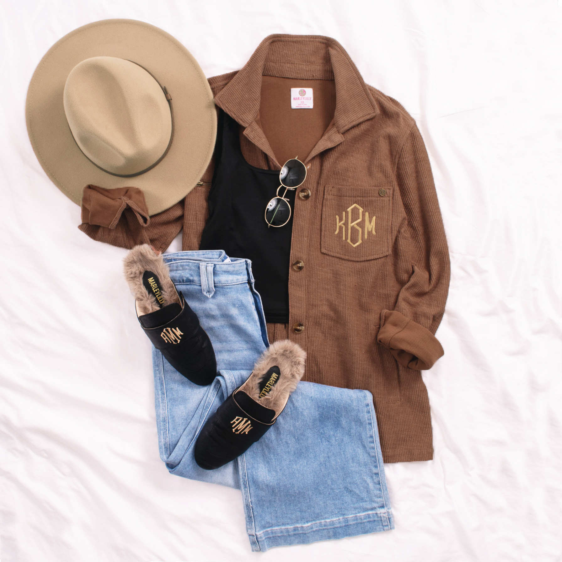 Monogram Shacket Shirt main image 1