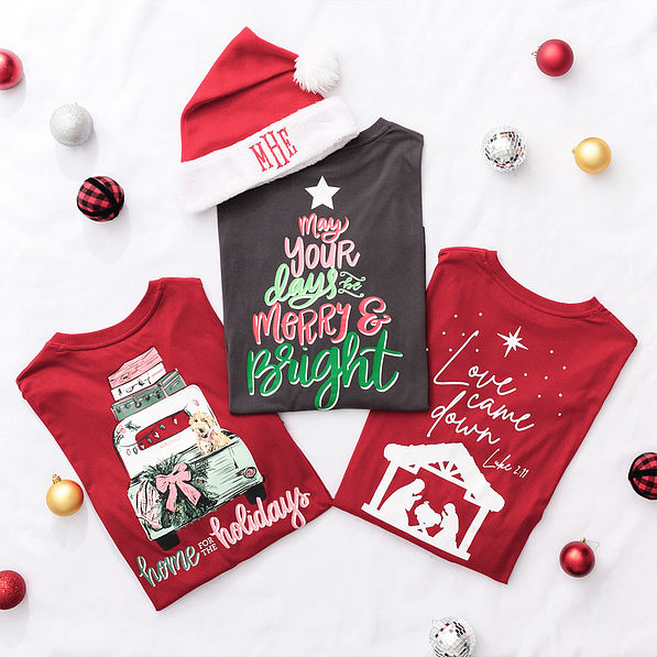 Monogrammed Christmas T-Shirt
