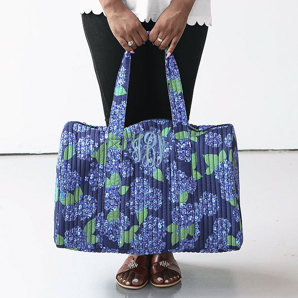 Quilted on sale weekender bag