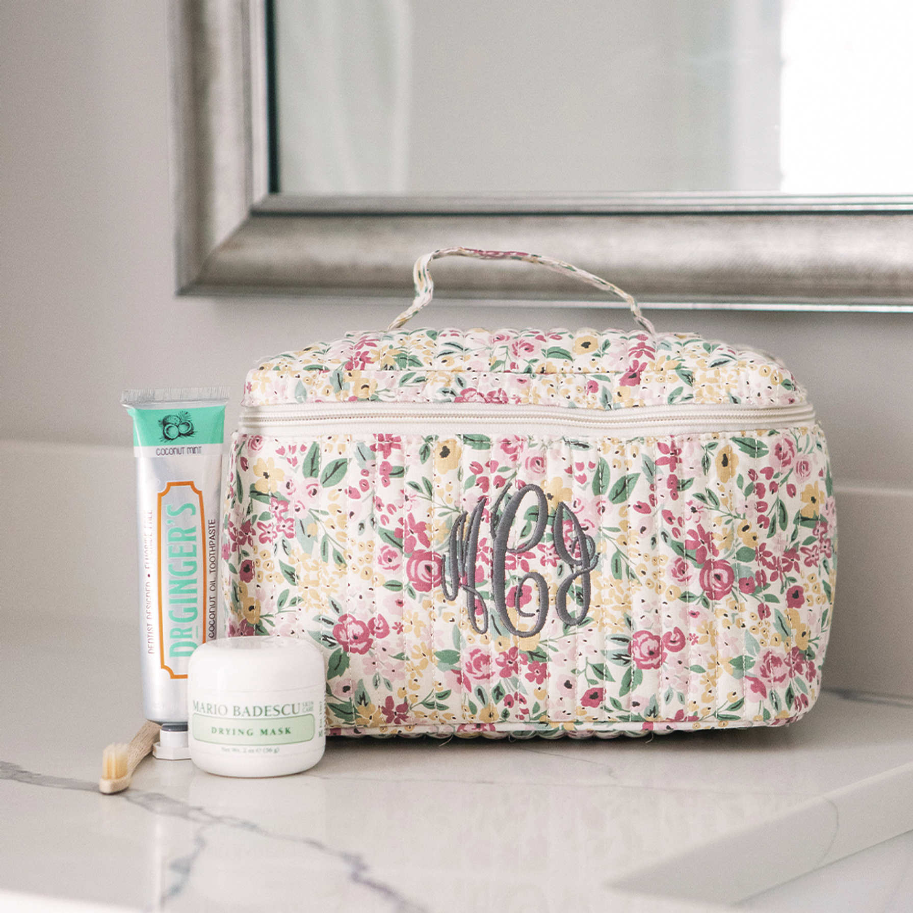 Custom Quilted Train Case Marleylilly
