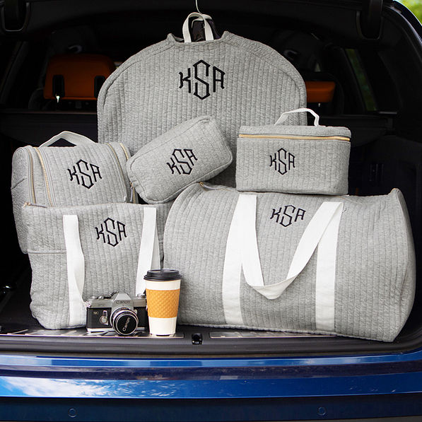 gray quilted collection