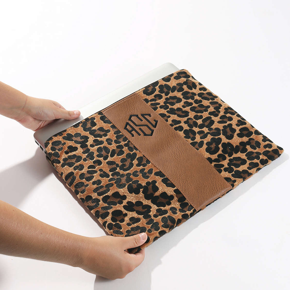 Personalized Leopard Laptop Sleeve | Marleylilly