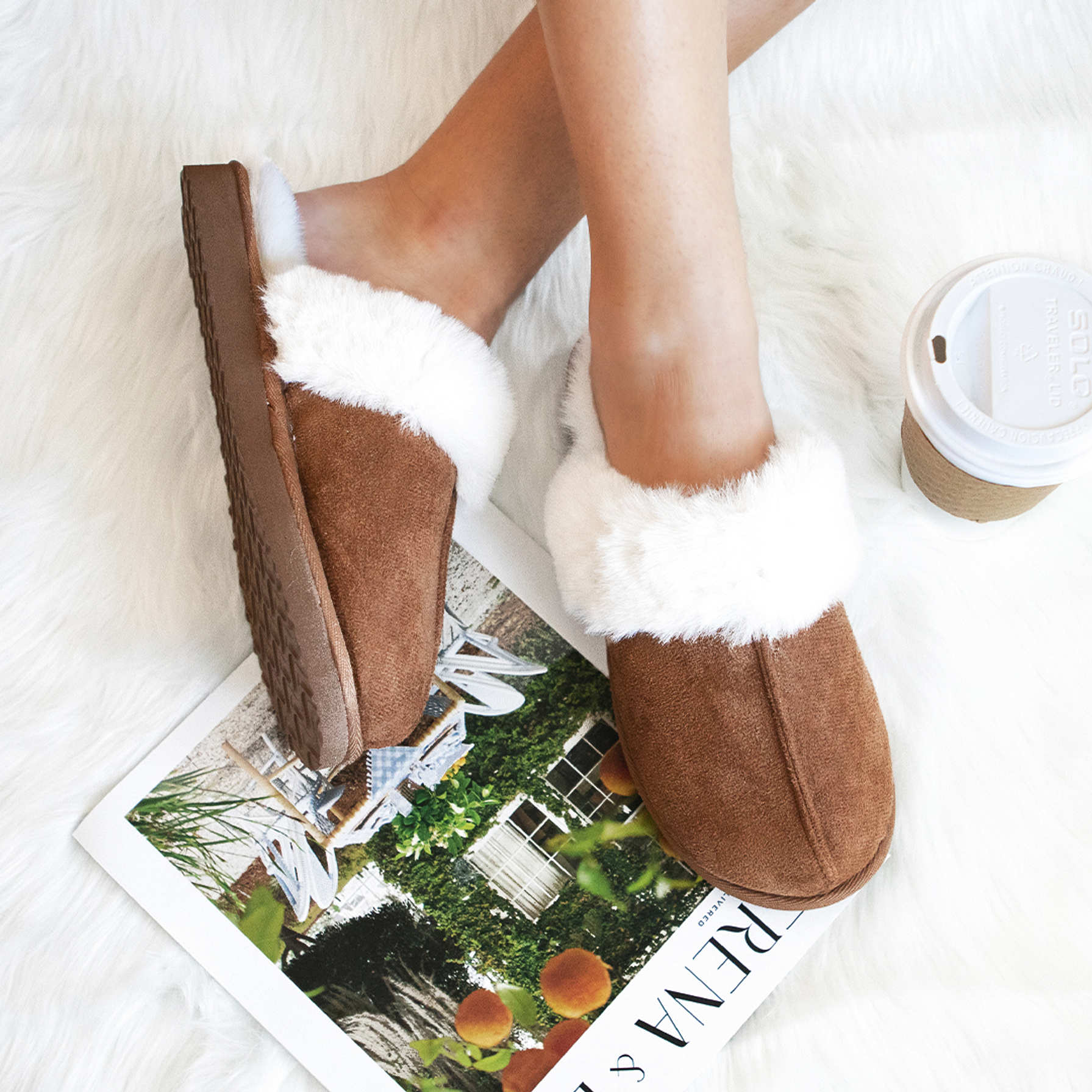 slip on sherpa shoes