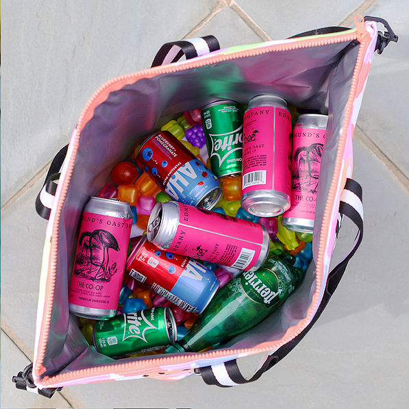 inside personalized extra large cooler