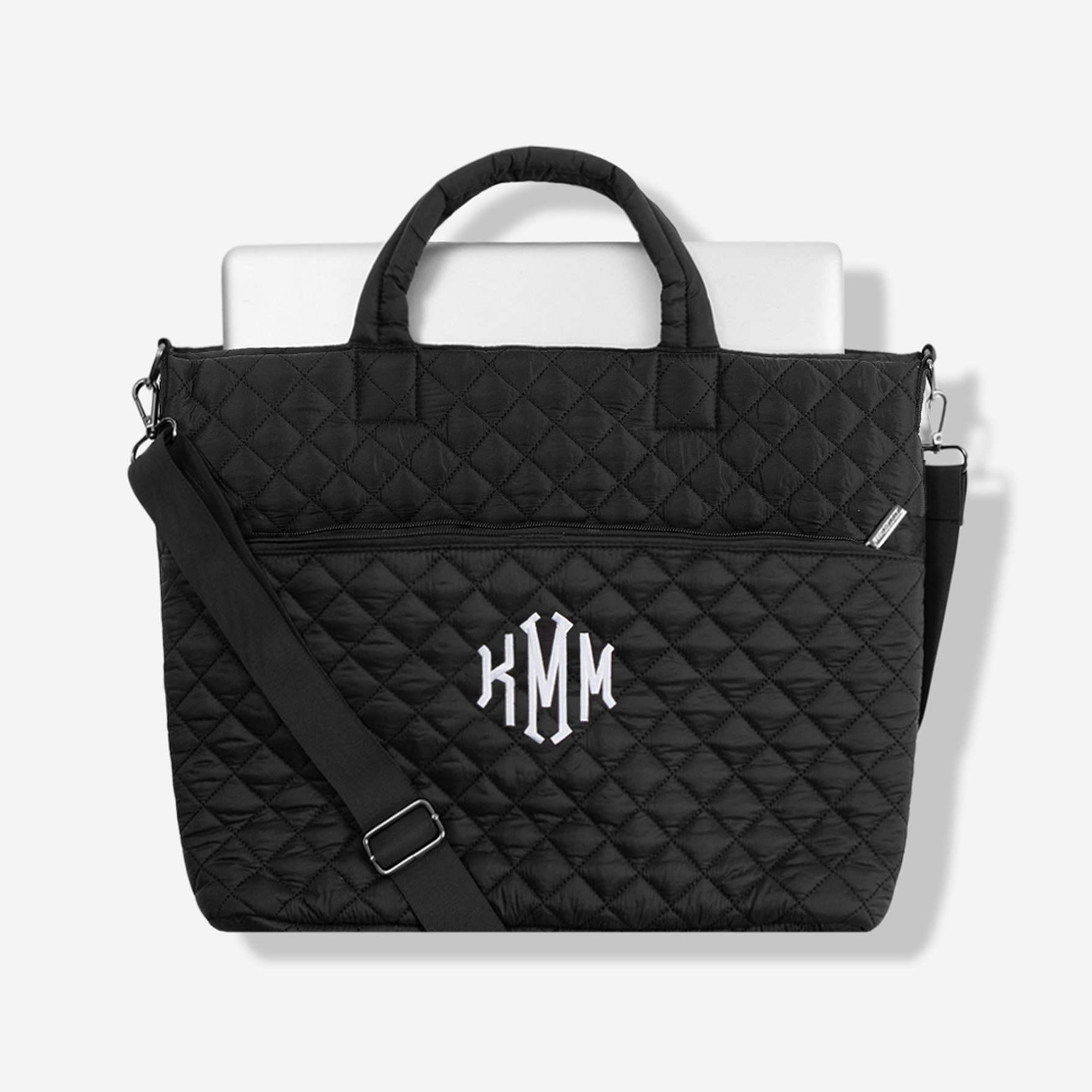 Personalized Quilted Laptop Bag