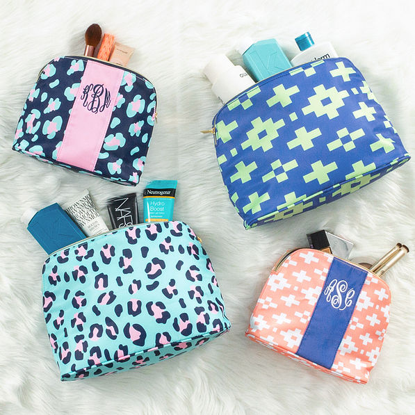 Personalized Zip Cosmetic Pouch - Marleylilly