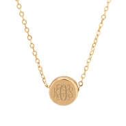 personalized choker in gold