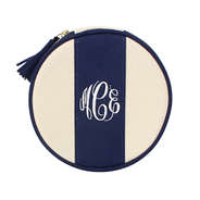 Navy Personalized Essential Jewelry Case