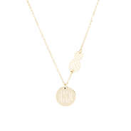 Monogrammed Gold Pineapple Necklace