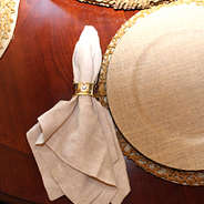 Personalized Gold Napkin Ring