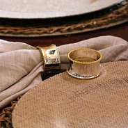 Engraved Napkin Ring for entertaining