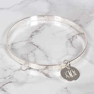 Silver Marleylilly Inspirational Bracelet