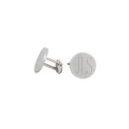 Monogrammed Silver Cuff Links