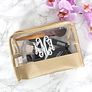 clear makeup bag personalised