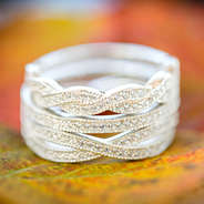 sterling silver Stackable Ring Set