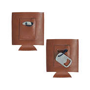 back of monogrammed leather koolie