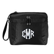 monogrammed 12 can cooler
