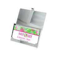 monogrammed business card case