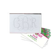 engraved business card case