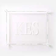 Personalized Acrylic Tray for jewelry
