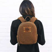 Mini Sherpa Backpack on back