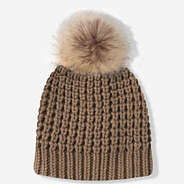 Chunky Knit Beanie in Brown