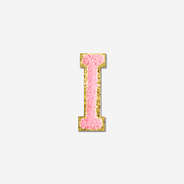 DIY Chenille Small Letter in Pink I