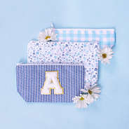 Chenille Large Letter in White on packing bags