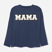 Mama Chenille Patches on Personalized Casual Sweatshirt