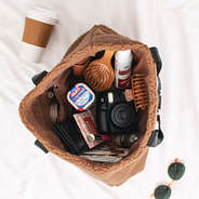 hickory sherpa tote bag inside shot
