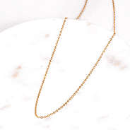 DIY Letter Necklace on marble