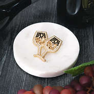 Happy Hour Earrings on marble