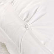 close up of button detail