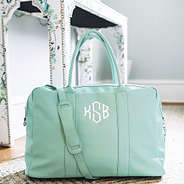 Mint Duffel Weekender in Foyer