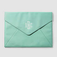 Monogrammed Envelope Laptop Case