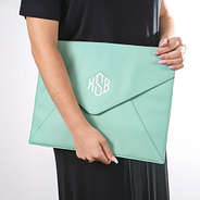 mint envelope laptop case in arms