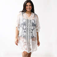 Sheer White Cover Up