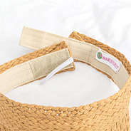 velcro back of straw visor