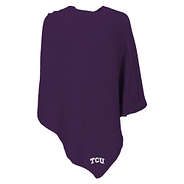 TCU Poncho in Purple