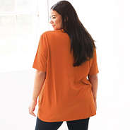 orange pumpkin patch short sleeve shirt back