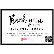 giving back blooper bundle