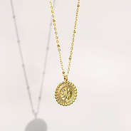 sunshine necklace back in gold