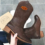 shoefie of OSU Cowboy Boots