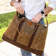 Oklahoma State Waxed Canvas Weekender - SP23