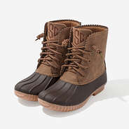 Monogrammed Scalloped Duck Boots