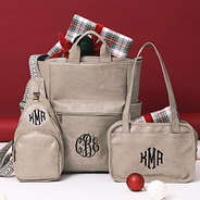 commuter backpack sling purse and bible tote bag in taupe grey