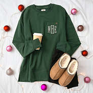 Monogrammed Crewneck Sweatshirt