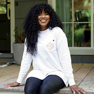 Monogrammed Crewneck Sweatshirt